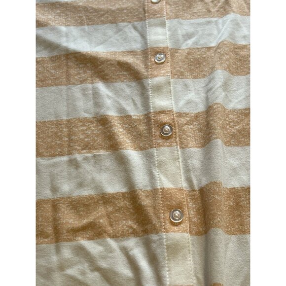 LULAROE Stripe Button-Down Shirt Size 3XL Loungewear Comfort Preppy Travel City - Picture 9 of 15